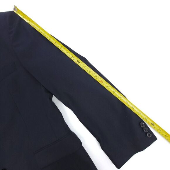 HUGO BOSS 100% Virgin Wool Navy Pasolini Guabello BioTECH Blazer Suit Jacket 42R - Picture 6 of 12